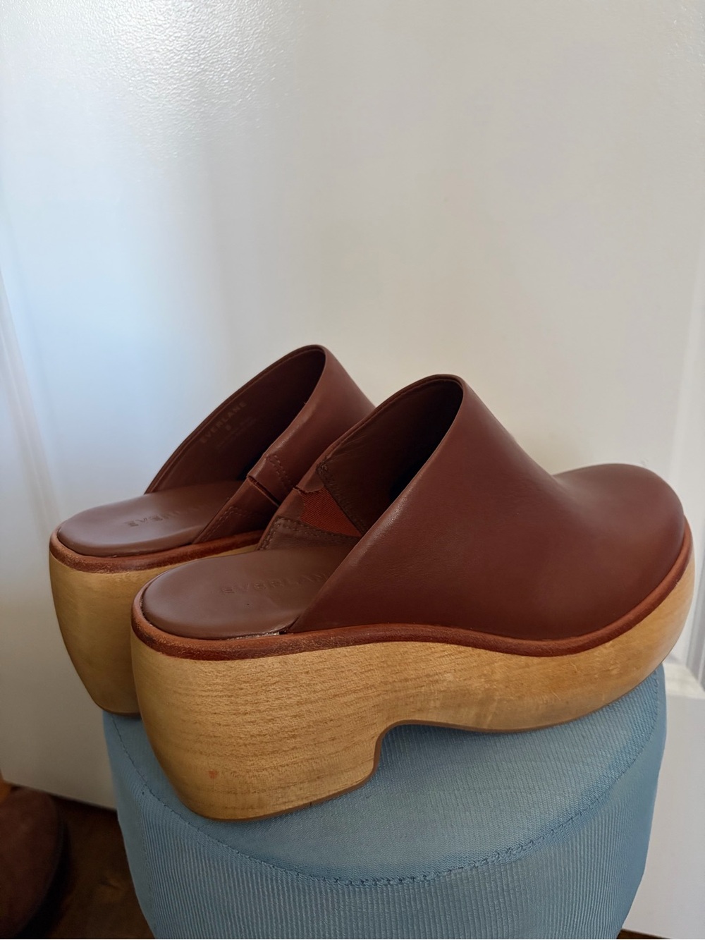 EVERLANE Leather THE WOODEN PUFFA CLOG - Size 8 - Picture 10 of 16